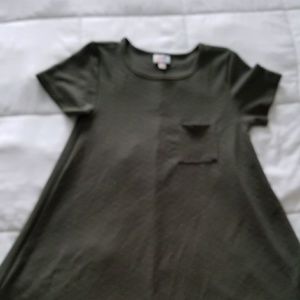 NWOT, LuLaRoe, Carly Dress, Olive, Jaquard